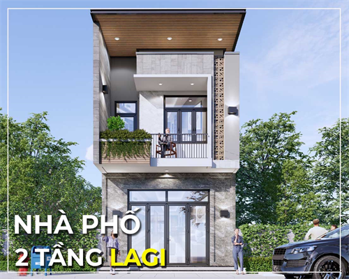 Thiết kế nhà phố 1 trệt 1 lầu - xu hướng nhà phố hiện đại tại Phan Thiết