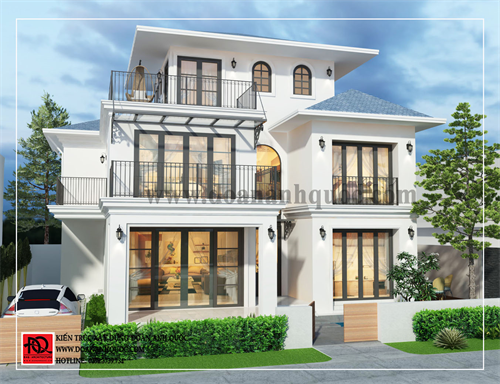 Thiết kế thi công mẫu biệt thự tân cổ điển Ocean Dunes - MS 2650