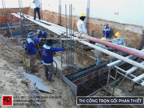 Thi công trọn gói nhà ở kinh doanh tại phố biển Rạng Đông 4