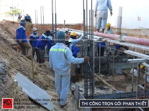 Thi công trọn gói nhà ở kinh doanh tại phố biển Rạng Đông 6