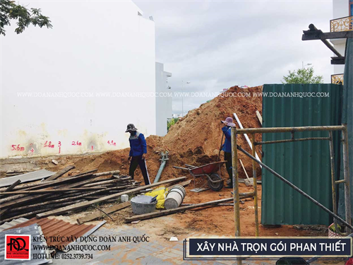 Xây nhà phố 3 tầng trọn gói tại phố biển Rạng Đông Phan Thiết 4