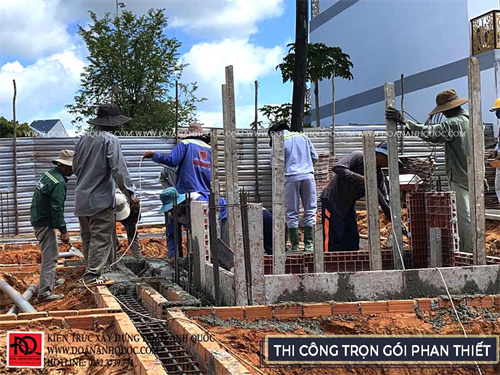 Xây nhà phố 3 tầng trọn gói tại phố biển Rạng Đông Phan Thiết 17