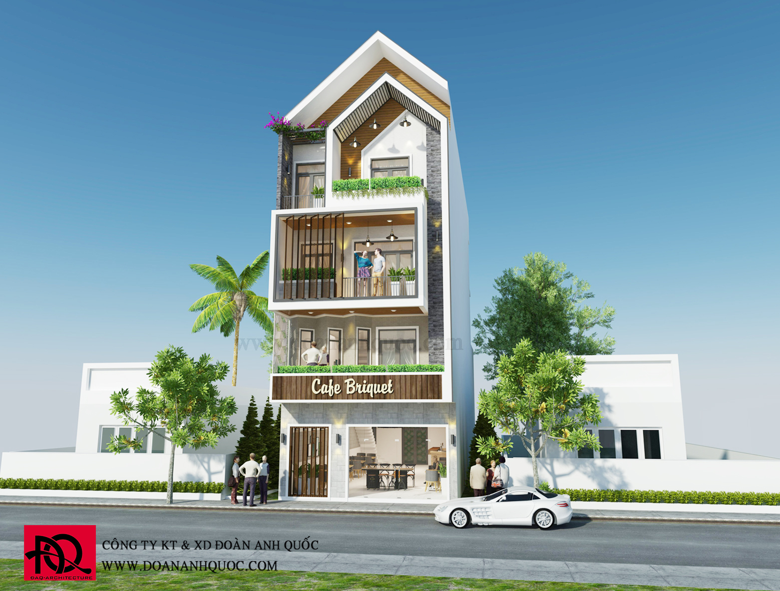 Thiết kế nhà hiện đại 7x20 khu phố biển Ocean Dunes Phan Thiết ...